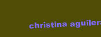 CHRISTINA AGUILERA WEDDING